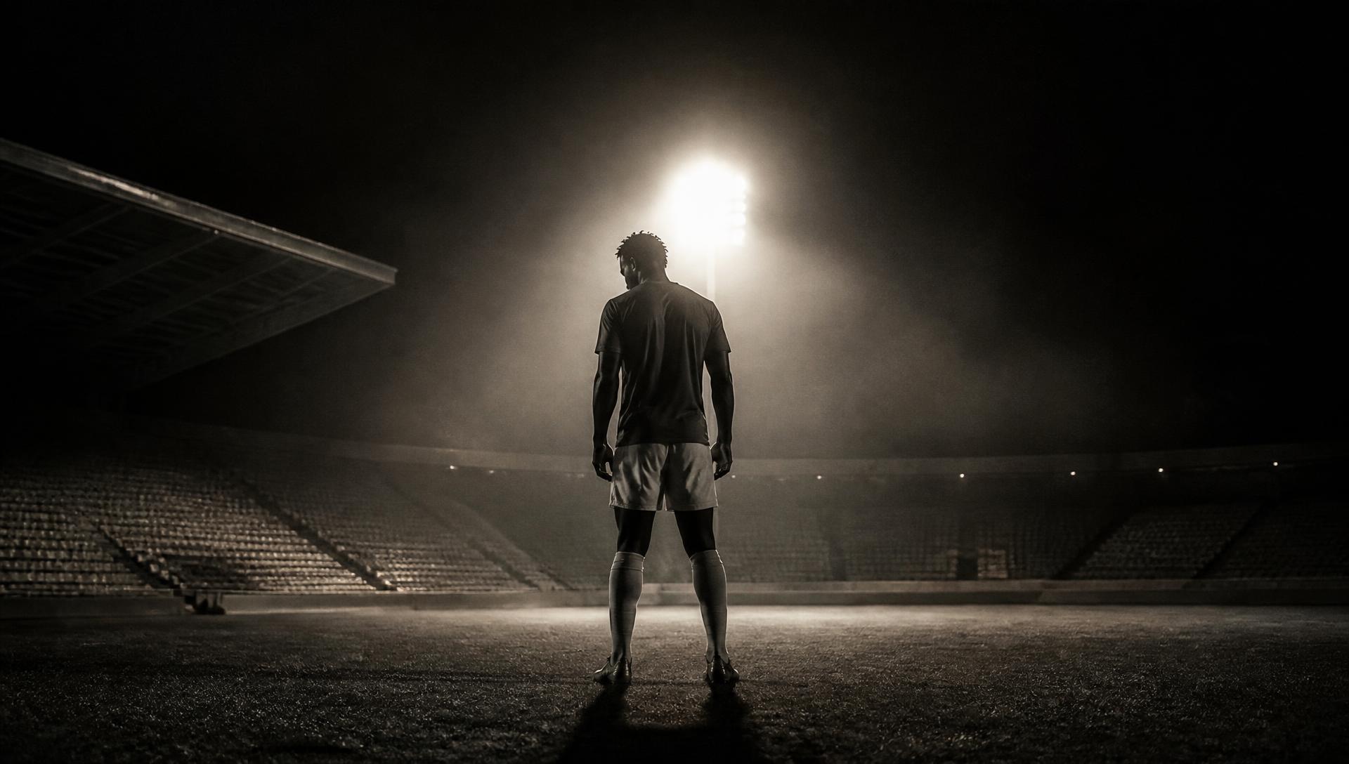 Athlete in a stadium